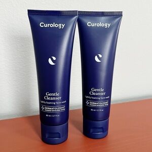 TWO NEW Curology Gentle Cleanser Lightly Foaming Acne Face Wash 80 ml/2.7 oz